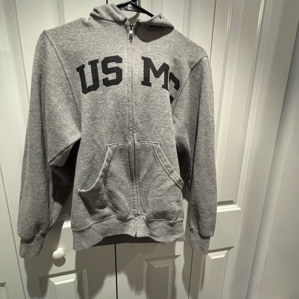 Gray USMC Hoodie